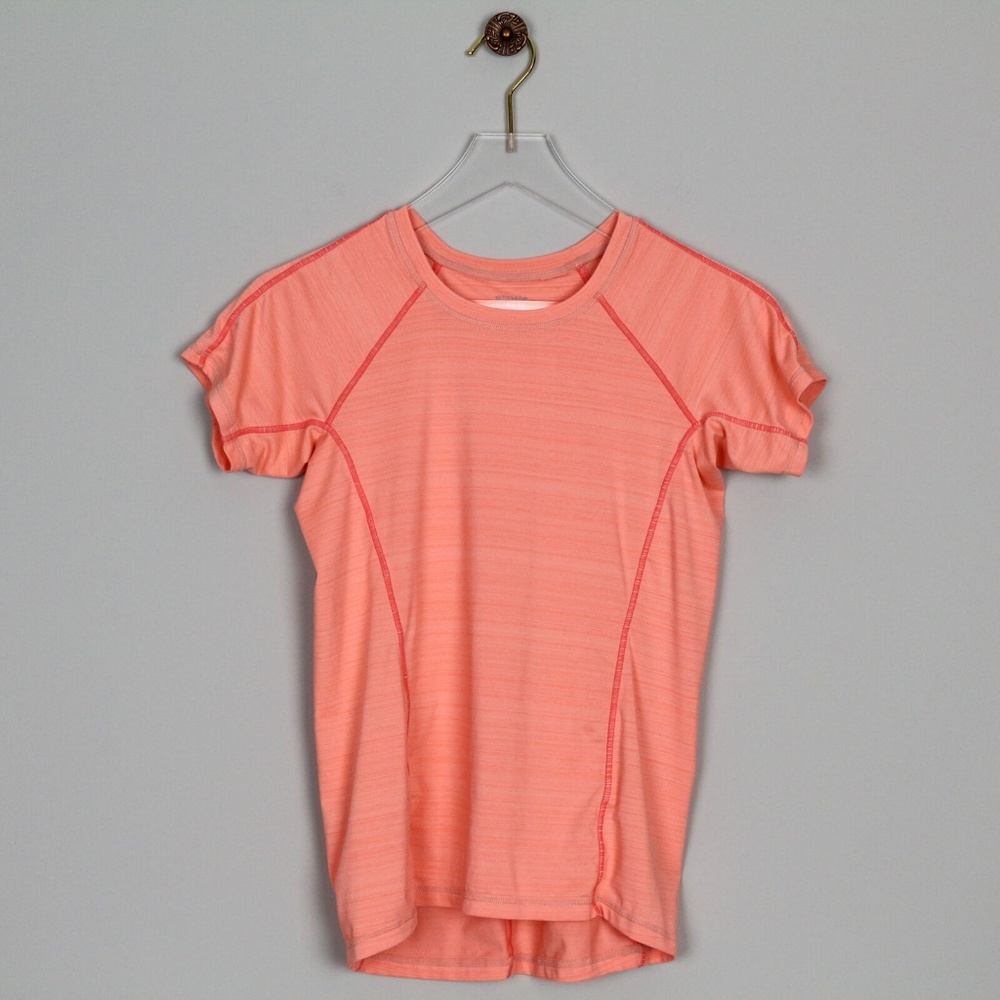 Athleta Girl Top Coral Workout Athletic Shirt Gym